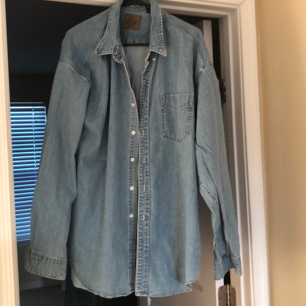 VINTAGE 90s Gap denim shirt